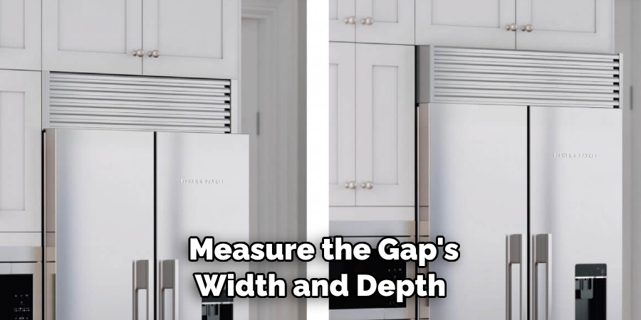 measure the gap's width and depth