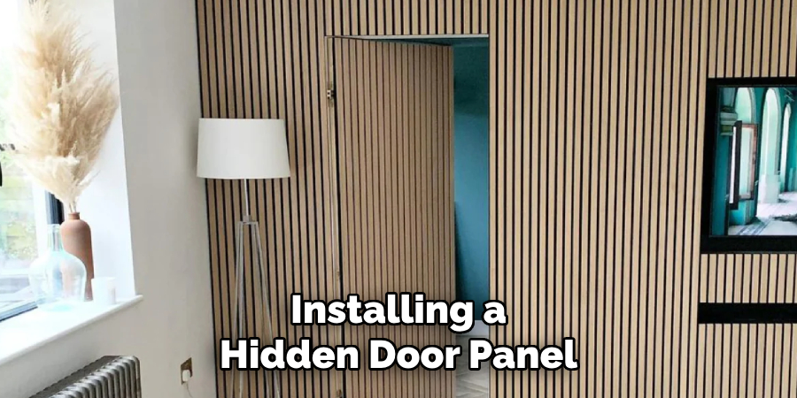 Installing a Hidden Door Panel