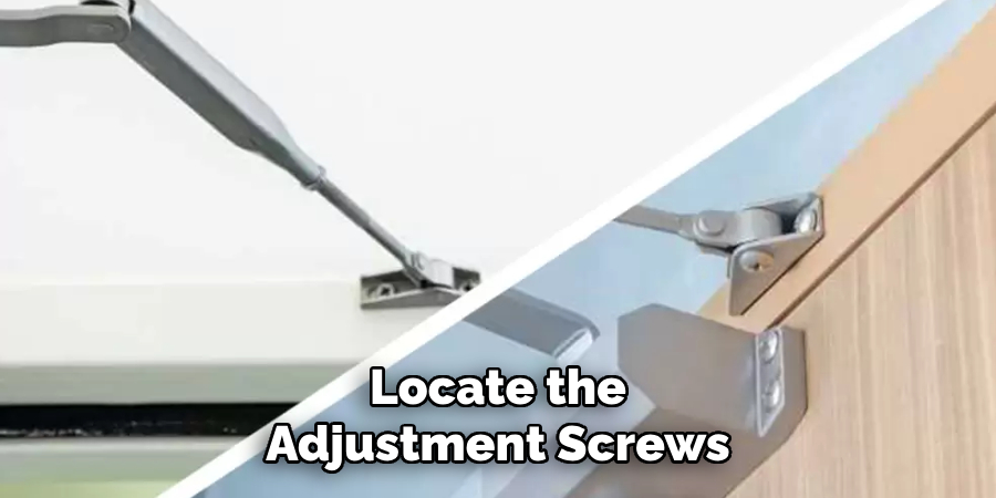 Locate the Adjustment Screws