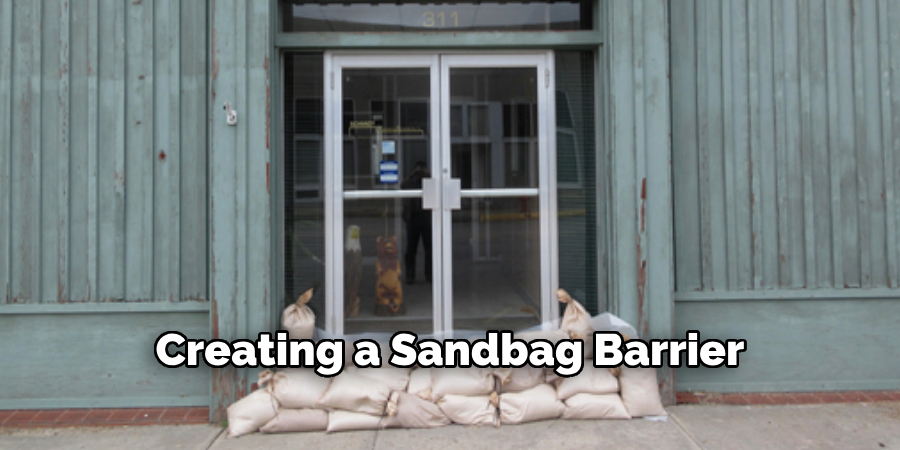 Creating a Sandbag Barrier