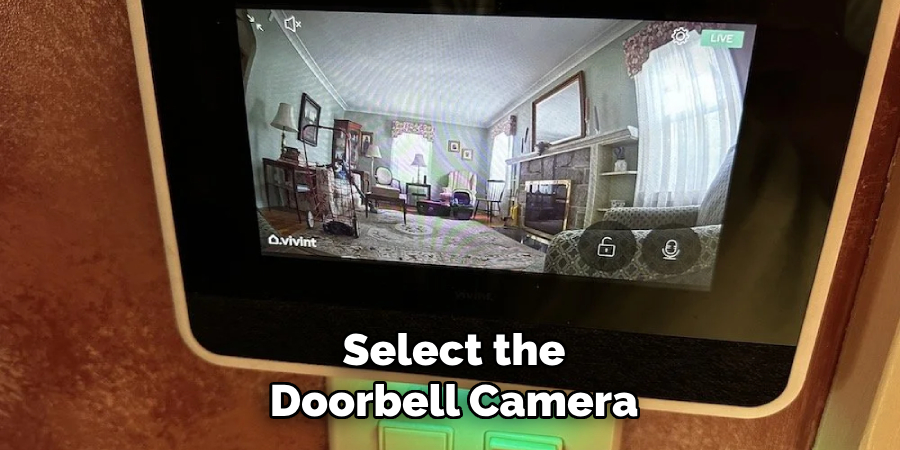 Select the Doorbell Camera