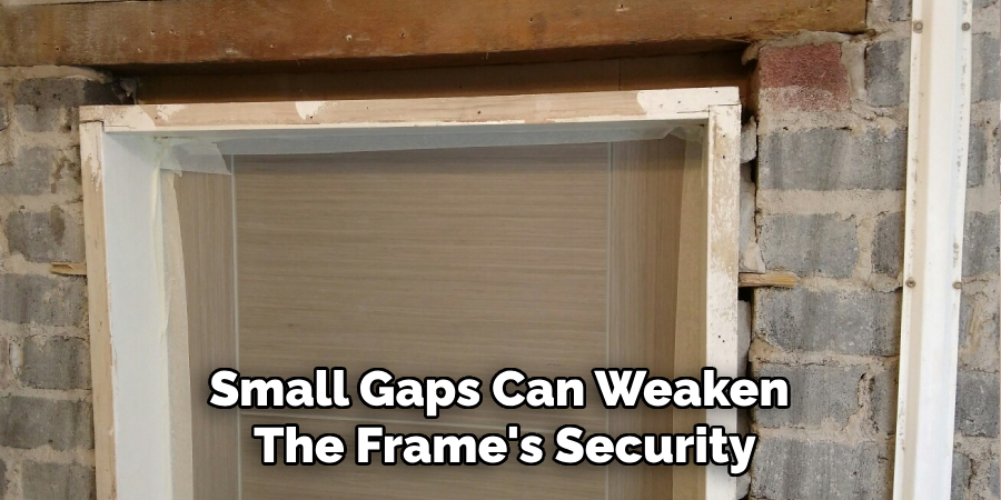 Small Gaps Can Weaken 
The Frame's Security