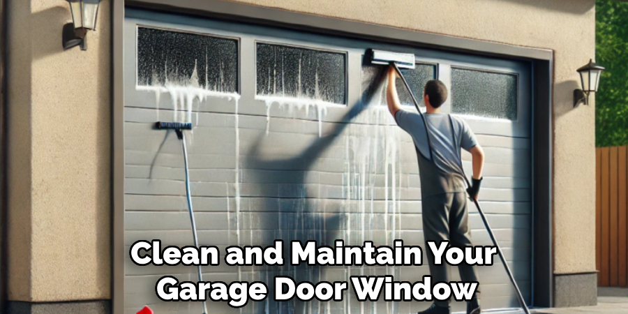 Clean and Maintain Your Garage Door Window