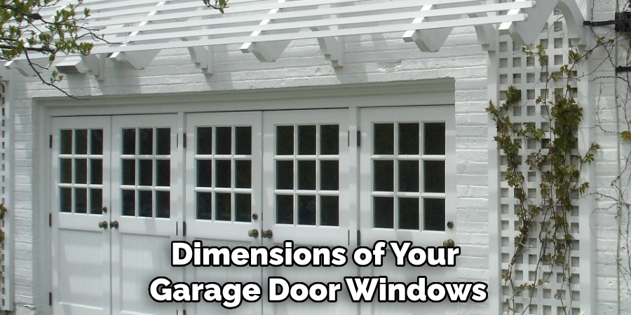 Dimensions of Your Garage Door Windows