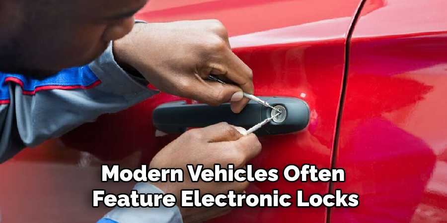 Modern Vehicles Often Feature Electronic Locks