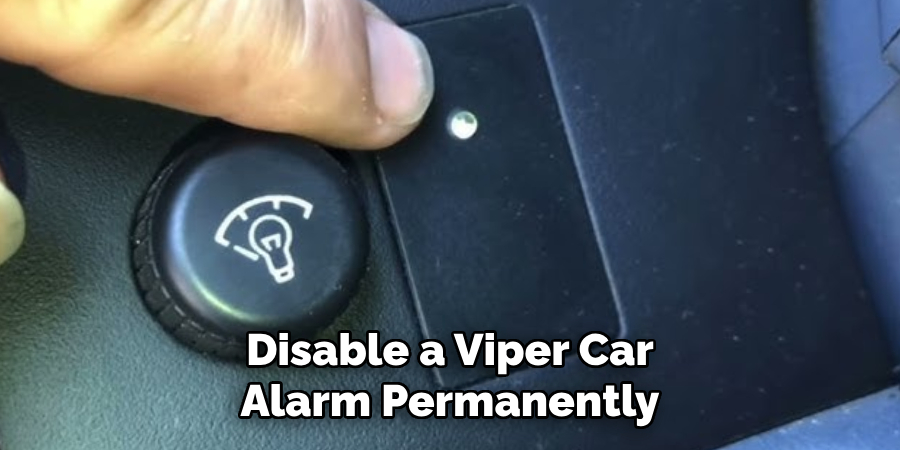 Disable a Viper Car Alarm Permanently