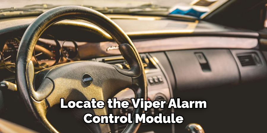 Locate the Viper Alarm Control Module