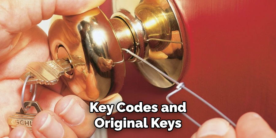 Key Codes and Original Keys