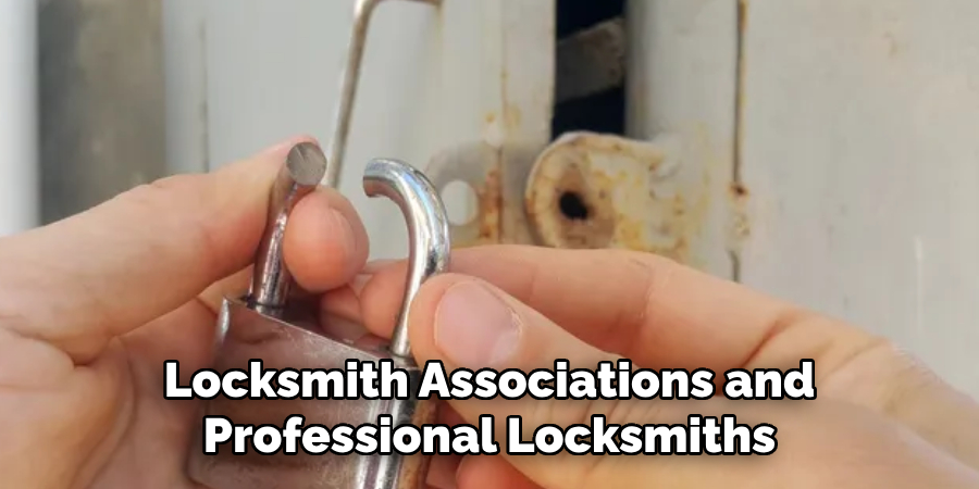 Locksmith Associations and Professional Locksmiths