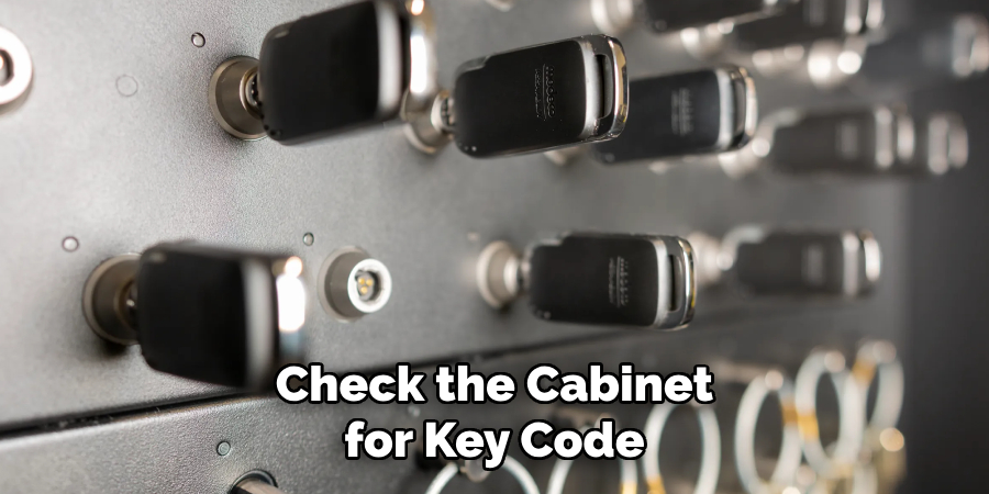 Check the Cabinet for Key Code