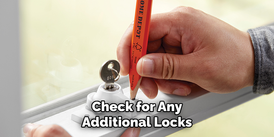 Check for Any Additional Locks