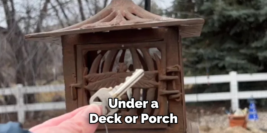 Under a Deck or Porch