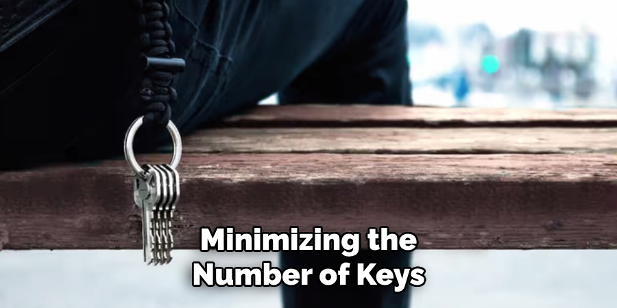 Minimizing the Number of Keys