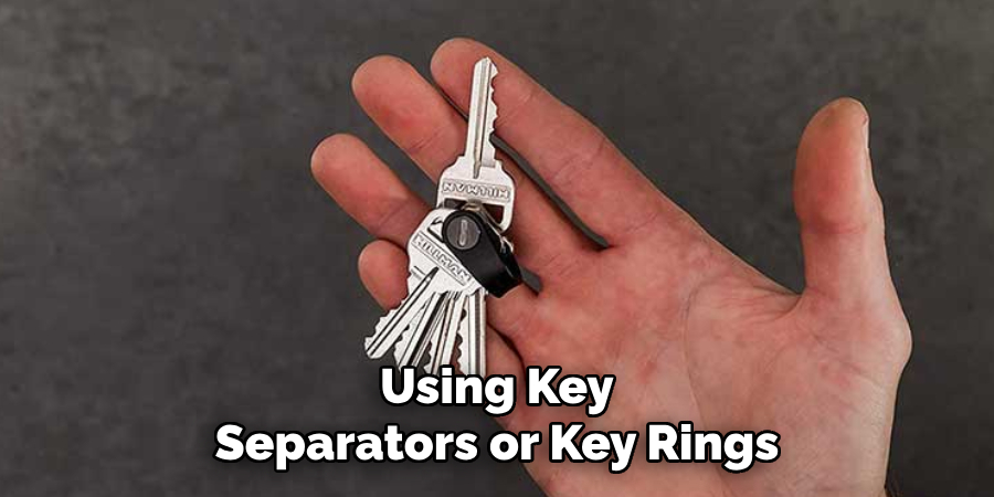 Using Key Separators or Key Rings