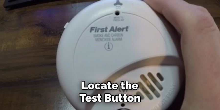 Locate the Test Button