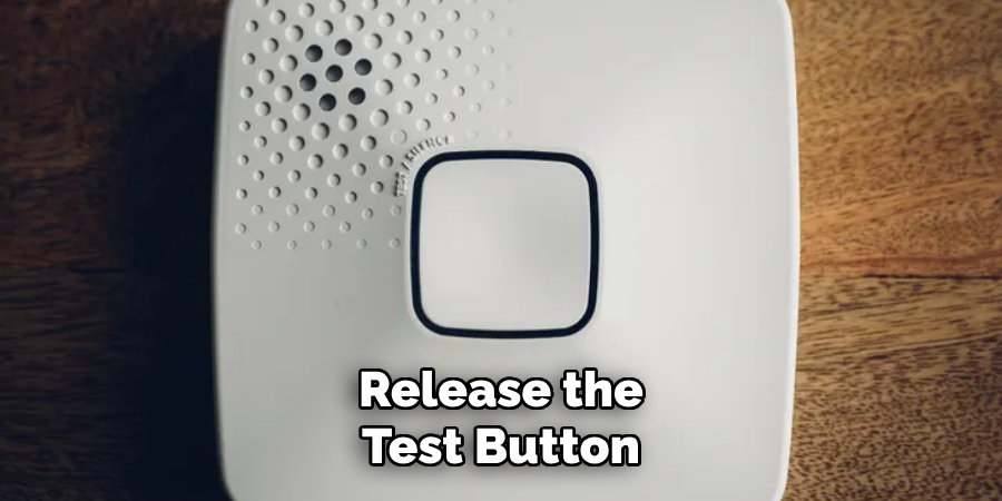 Release the Test Button