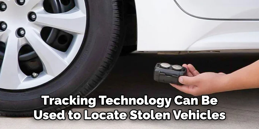 tracking technology can be used locate stolen vehicles