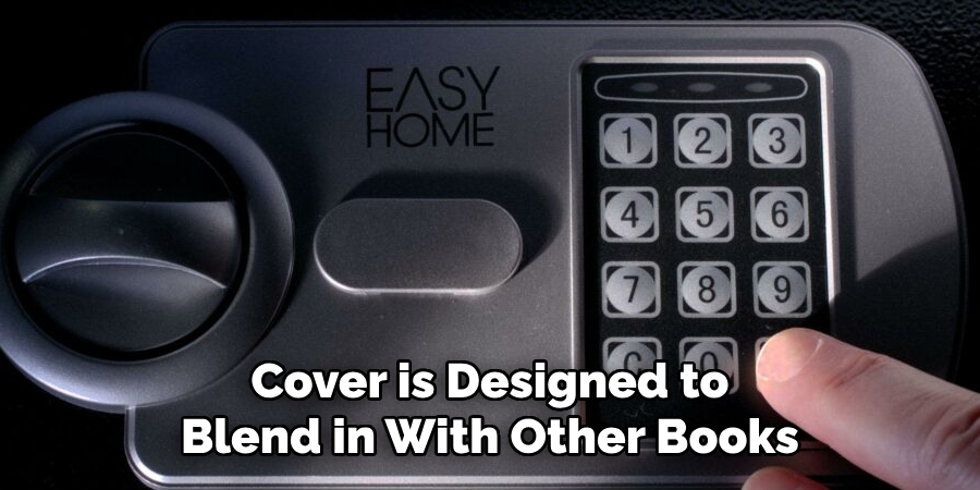 Cover is Designed to Blend in With Other Books