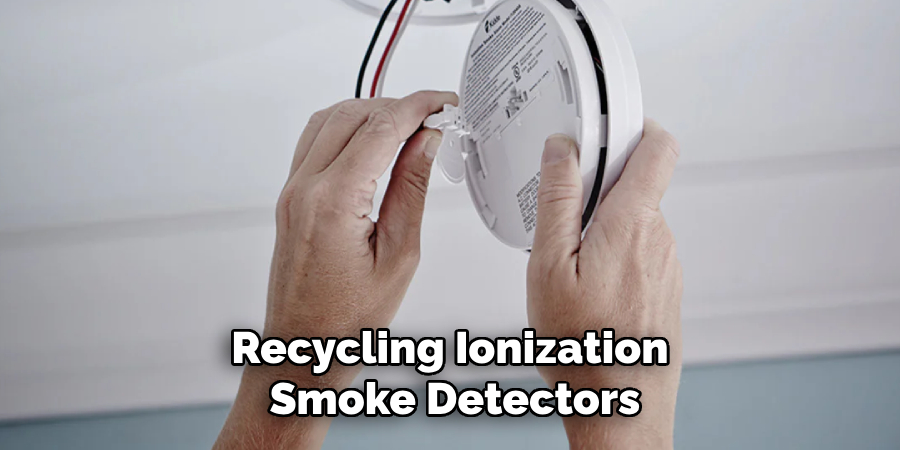 Recycling Ionization Smoke Detectors