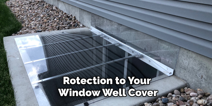 Rotection to Your
 Window Well Cover