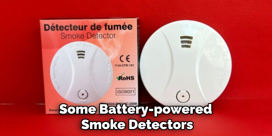 Some Battery-powered Smoke Detectors