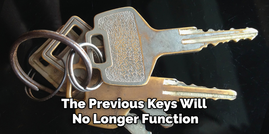 The Previous Keys Will No Longer Function