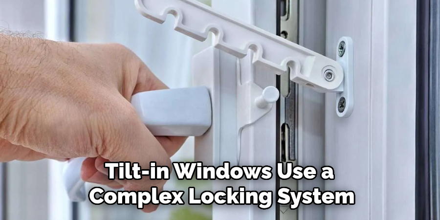 Tilt-in Windows Use a Complex Locking System