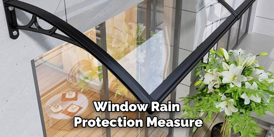 Window Rain Protection Measure