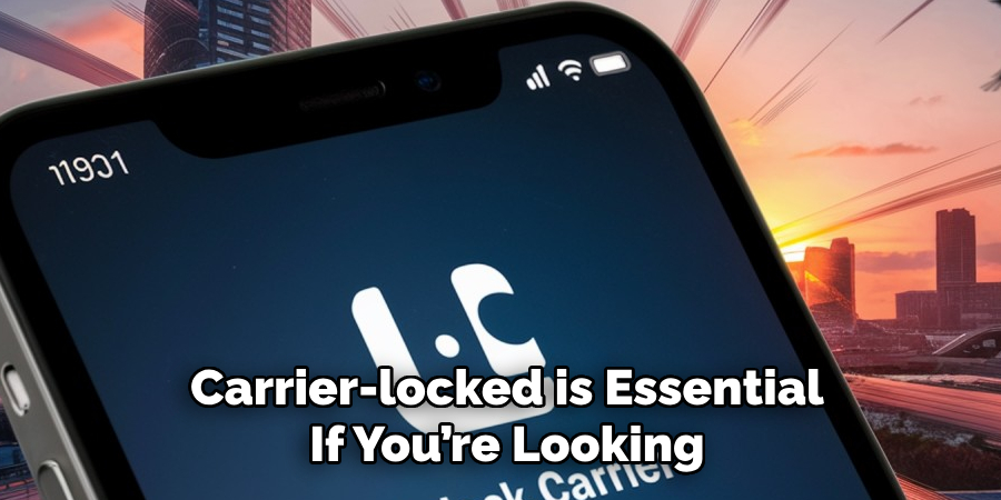 Carrier-locked is Essential 
If You’re Looking 