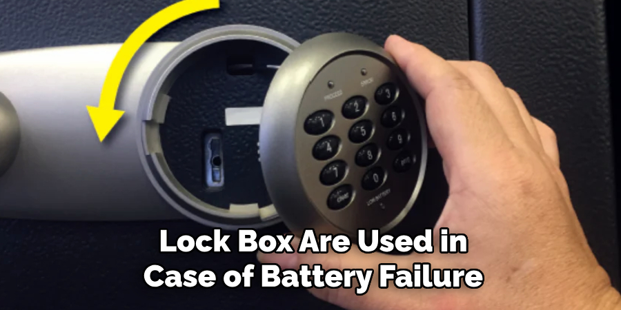 Lock Box Are Used in
Case of Battery Failure