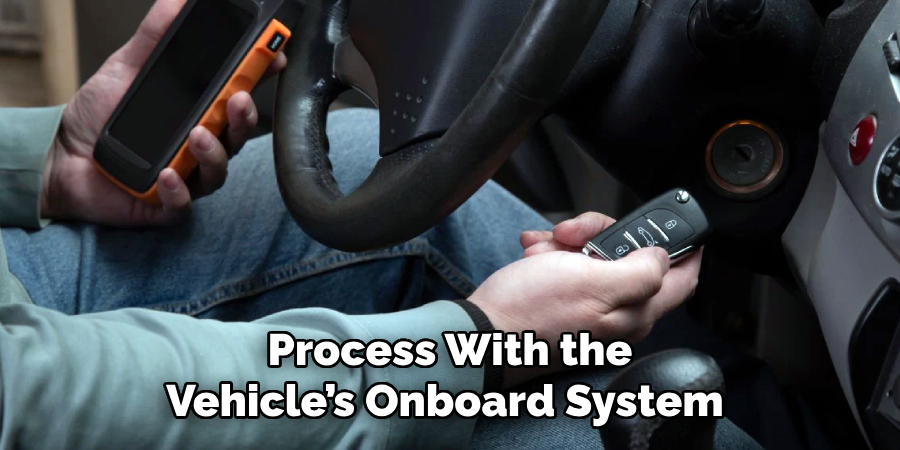 Process With the
Vehicle’s Onboard System 