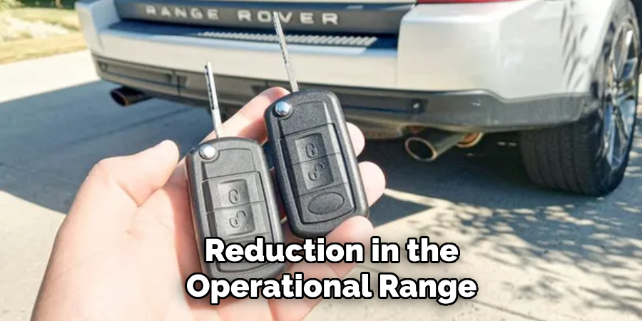 Reduction in the
Operational Range 
