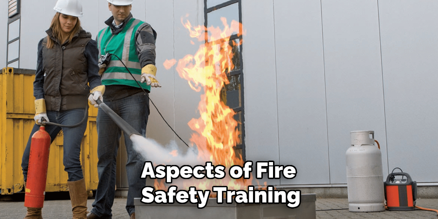 Aspects of Fire 
Safety Training