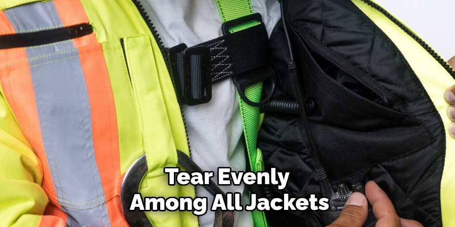 Tear Evenly 
Among All Jackets