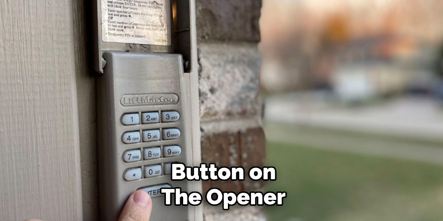 Button on the Opener