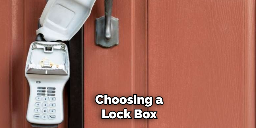 Choosing a Lock Box