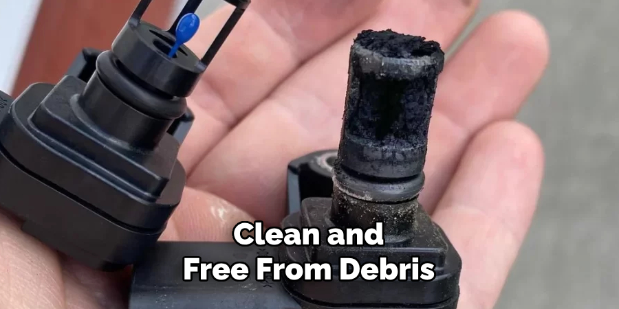 clean and free from debris