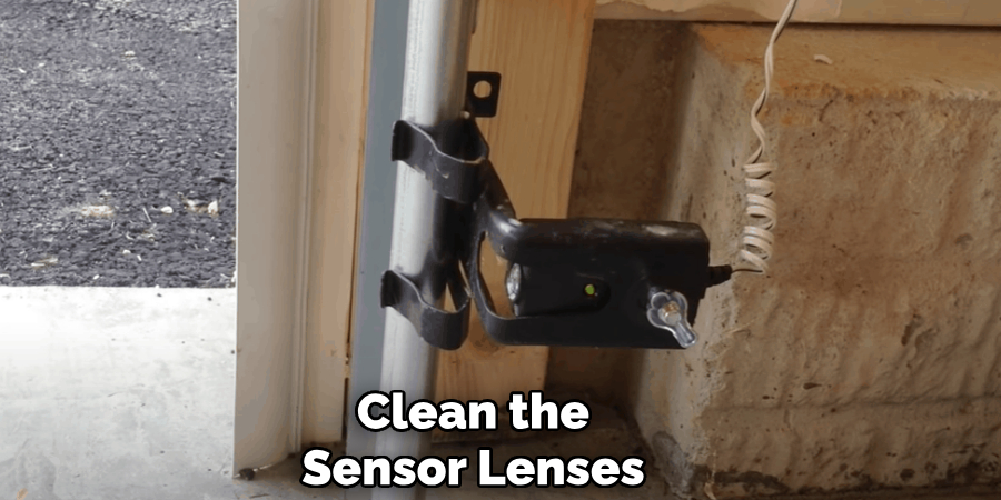 Clean the
Sensor Lenses