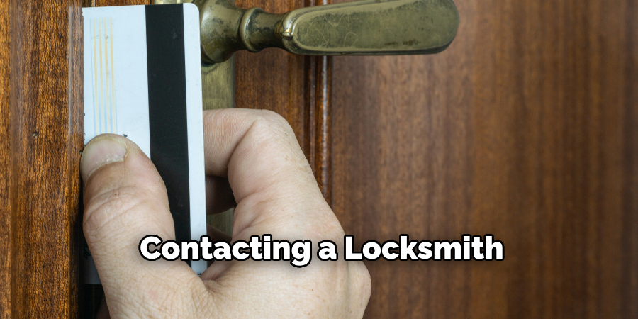 Contacting a Locksmith