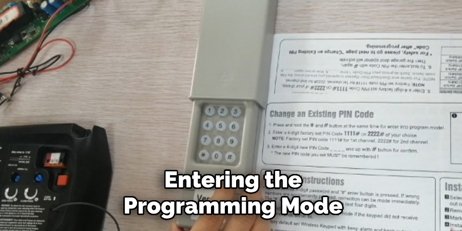 Entering the Programming Mode