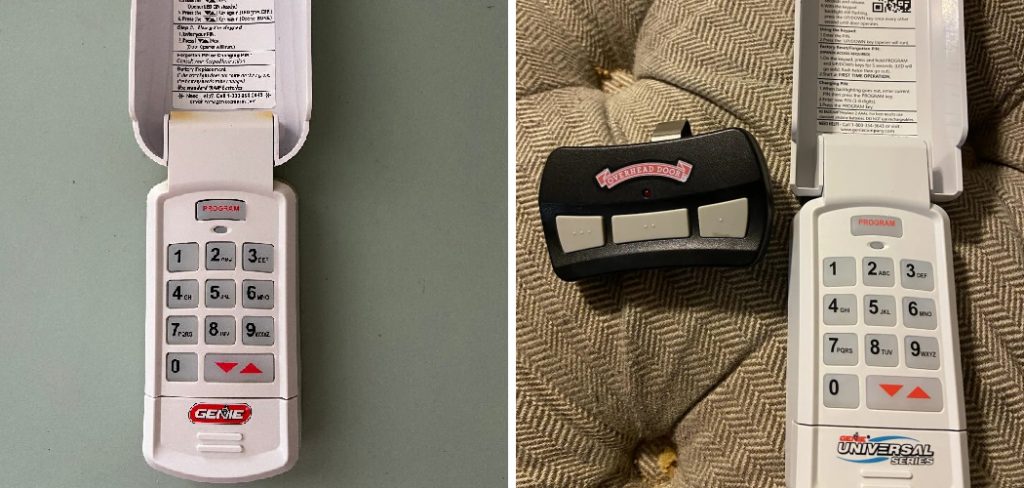 How to Reprogram a Genie Garage Door Opener Keypad