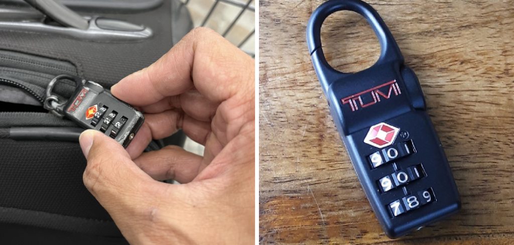 How to Set Tumi Lock