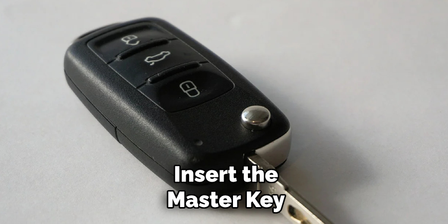 Insert the Master Key