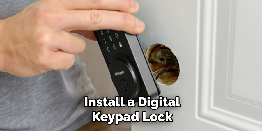 Install a Digital Keypad Lock