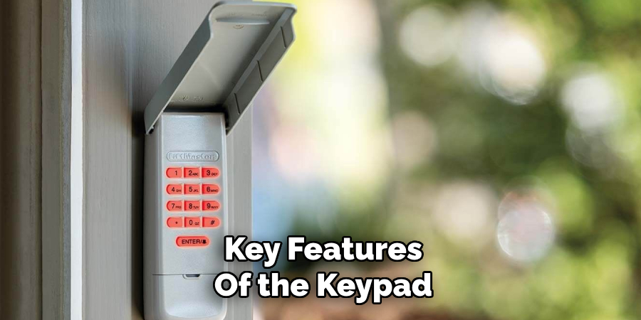 Key Features of the Keypad