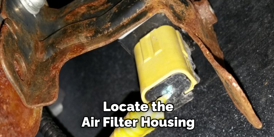 Locate the air filter housing