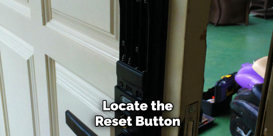 Locate the Reset Button