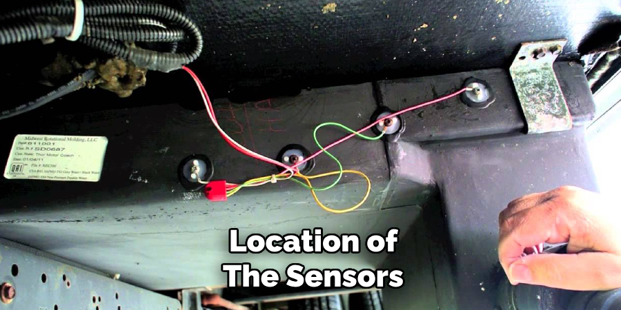 Location of the Sensors