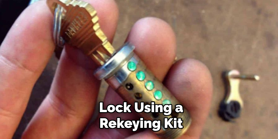 Lock Using a Rekeying Kit