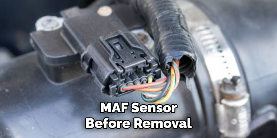 MAF Sensor Before Removal